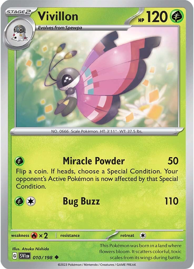 Vivillon (010/198) [Scarlet & Violet: Base Set] | GnG Games