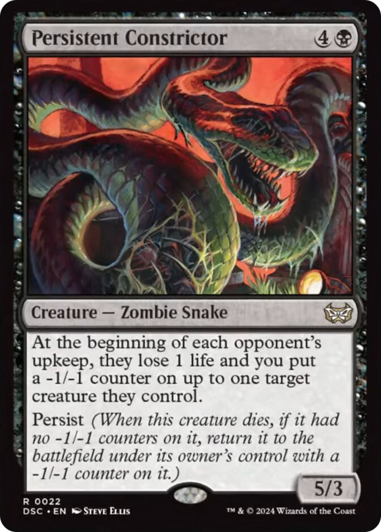 Persistent Constrictor [Duskmourn: House of Horror Commander] | GnG Games
