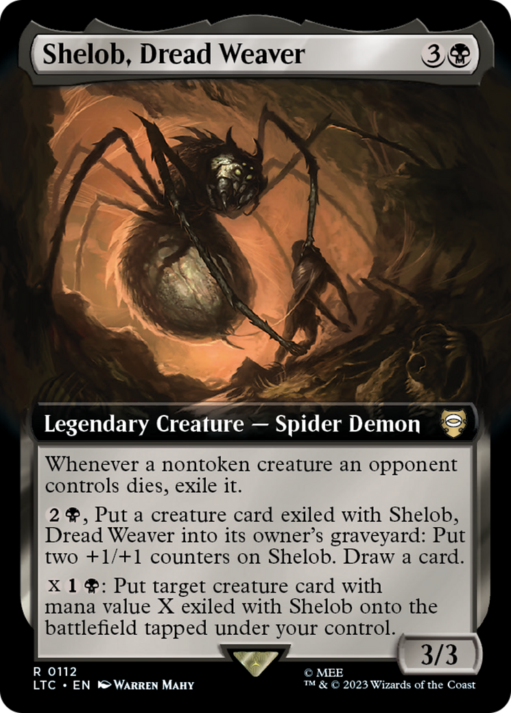 Shelob, Dread Weaver (Extended Art) [The Lord of the Rings: Tales of Middle-Earth Commander] | GnG Games