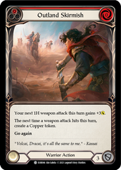 Outland Skirmish (Red) [EVR066] (Everfest)  1st Edition Rainbow Foil | GnG Games