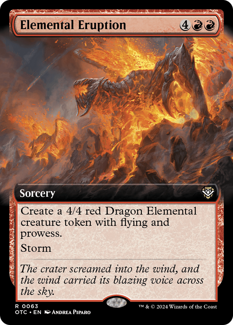 Elemental Eruption (Extended Art) [Outlaws of Thunder Junction Commander] | GnG Games