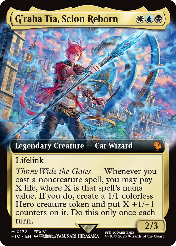G'raha Tia, Scion Reborn (Extended Art) [FINAL FANTASY Commander] | GnG Games