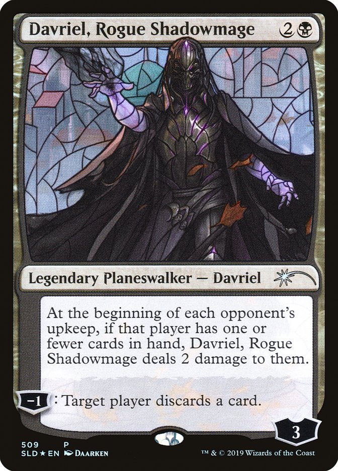 Davriel, Rogue Shadowmage (Stained Glass) [Secret Lair Drop Promos] | GnG Games