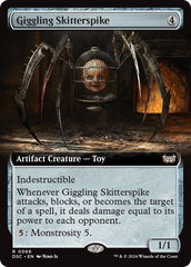 Giggling Skitterspike (Extended Art) [Duskmourn: House of Horror Commander] | GnG Games