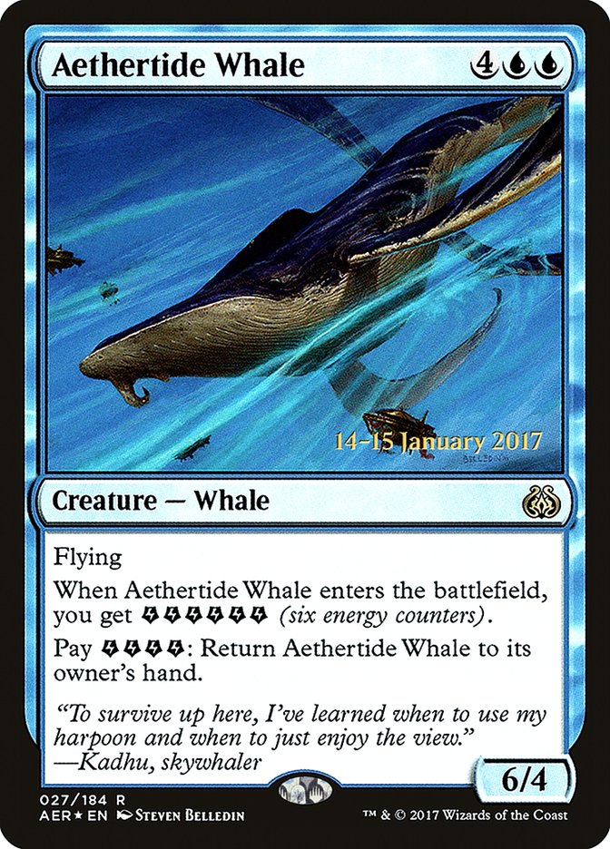 Aethertide Whale [Aether Revolt Prerelease Promos] | GnG Games
