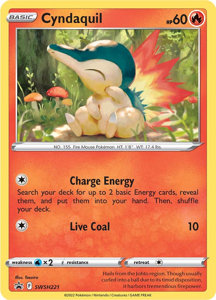 Cyndaquil (SWSH221) [Sword & Shield: Black Star Promos] | GnG Games