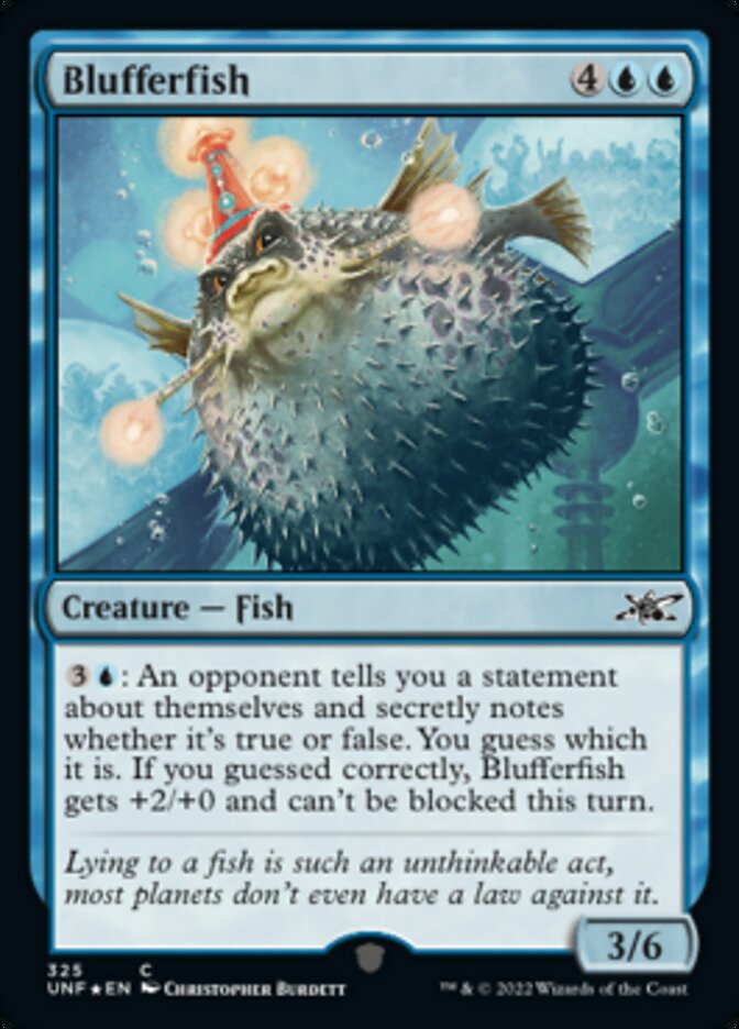 Blufferfish (Galaxy Foil) [Unfinity] | GnG Games