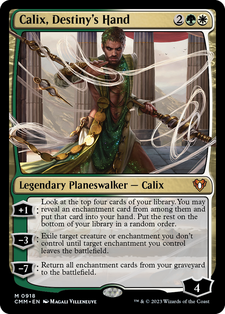 Calix, Destiny's Hand [Commander Masters] | GnG Games