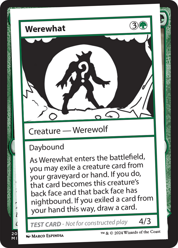 Werewhat [Mystery Booster 2 Playtest Cards] | GnG Games