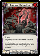 Runeblood Incantation (Yellow) [EVR108] (Everfest)  1st Edition Rainbow Foil | GnG Games