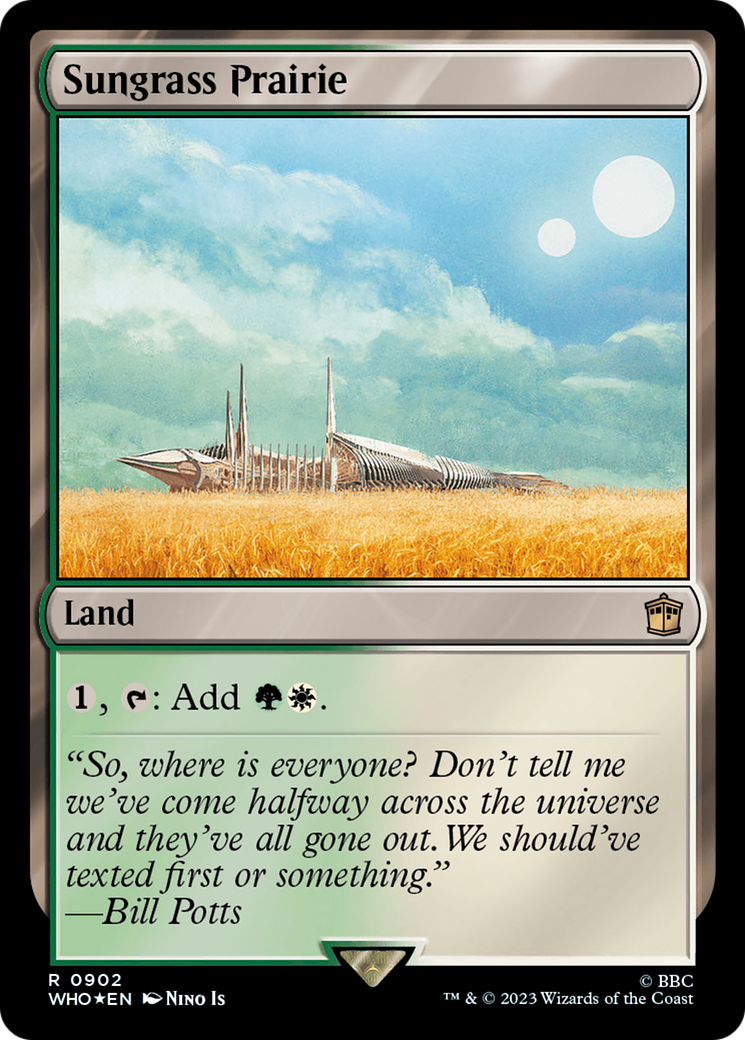 Sungrass Prairie (Surge Foil) [Doctor Who] | GnG Games