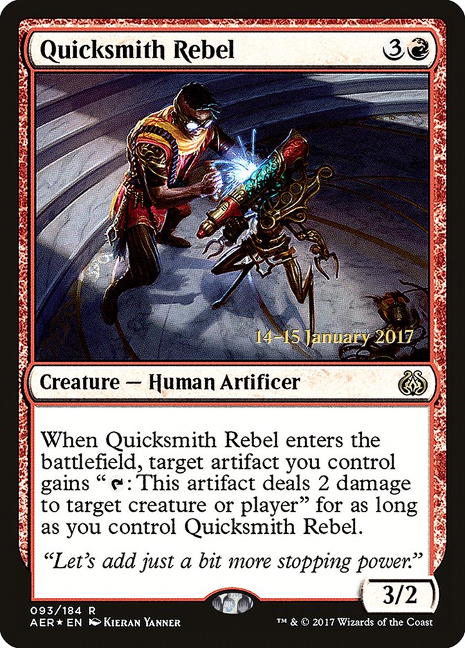 Quicksmith Rebel [Aether Revolt Prerelease Promos] | GnG Games