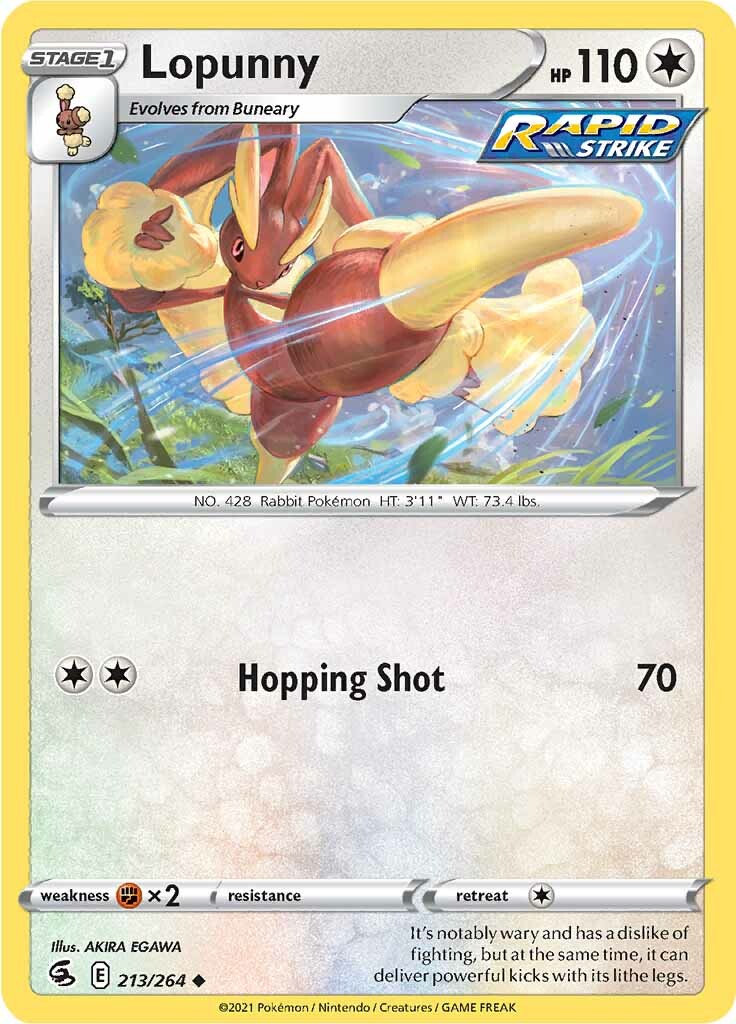 Lopunny (213/264) [Sword & Shield: Fusion Strike] | GnG Games