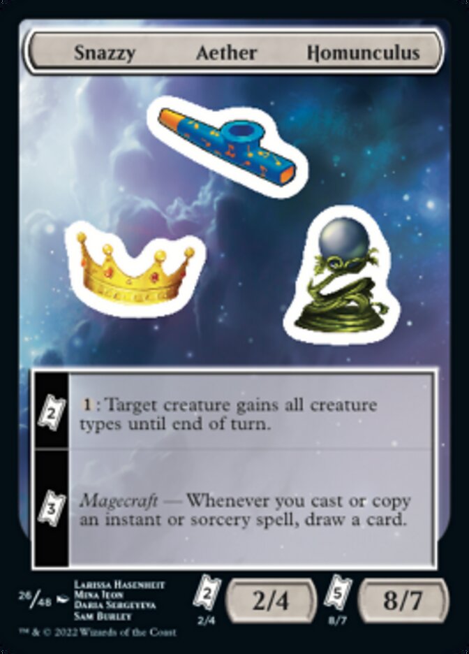 Snazzy Aether Homunculus [Unfinity Stickers] | GnG Games