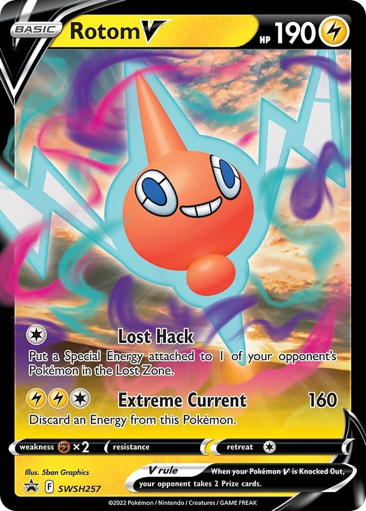 Rotom V (SWSH257) [Sword & Shield: Black Star Promos] | GnG Games
