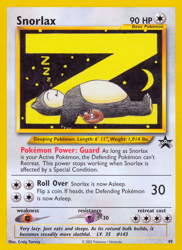 Snorlax (49) [Wizards of the Coast: Black Star Promos] | GnG Games