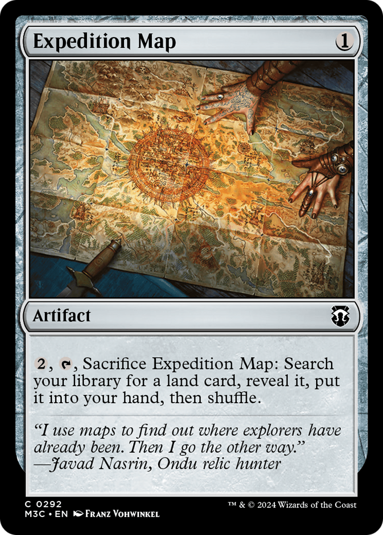 Expedition Map (Ripple Foil) [Modern Horizons 3 Commander] | GnG Games