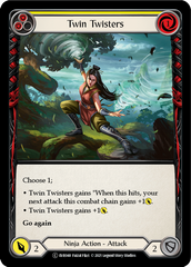 Twin Twisters (Yellow) [EVR048] (Everfest)  1st Edition Rainbow Foil | GnG Games