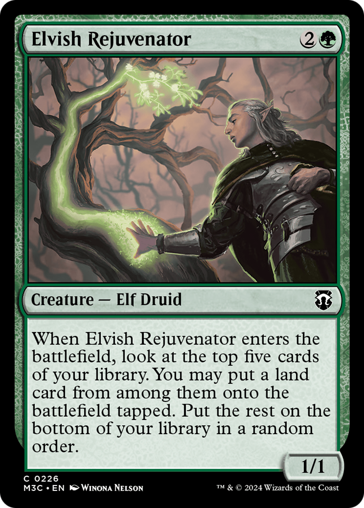 Elvish Rejuvenator (Ripple Foil) [Modern Horizons 3 Commander] | GnG Games