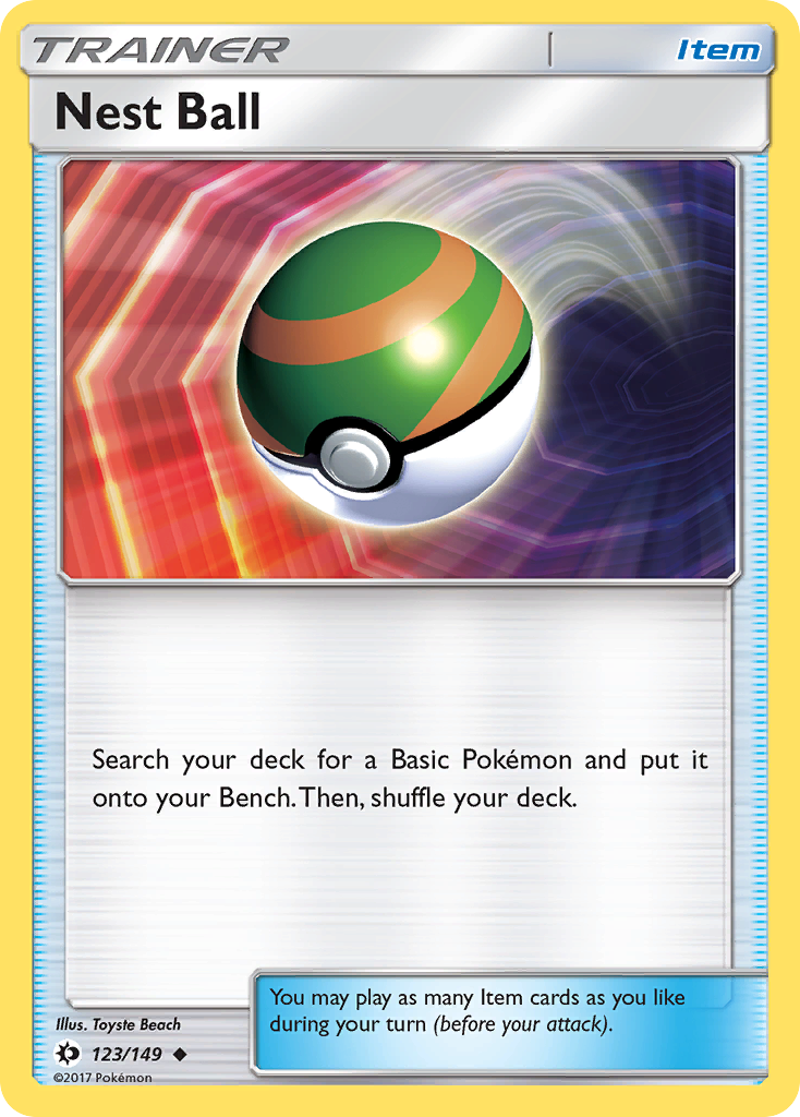 Nest Ball (123/149) [Sun & Moon: Base Set] | GnG Games