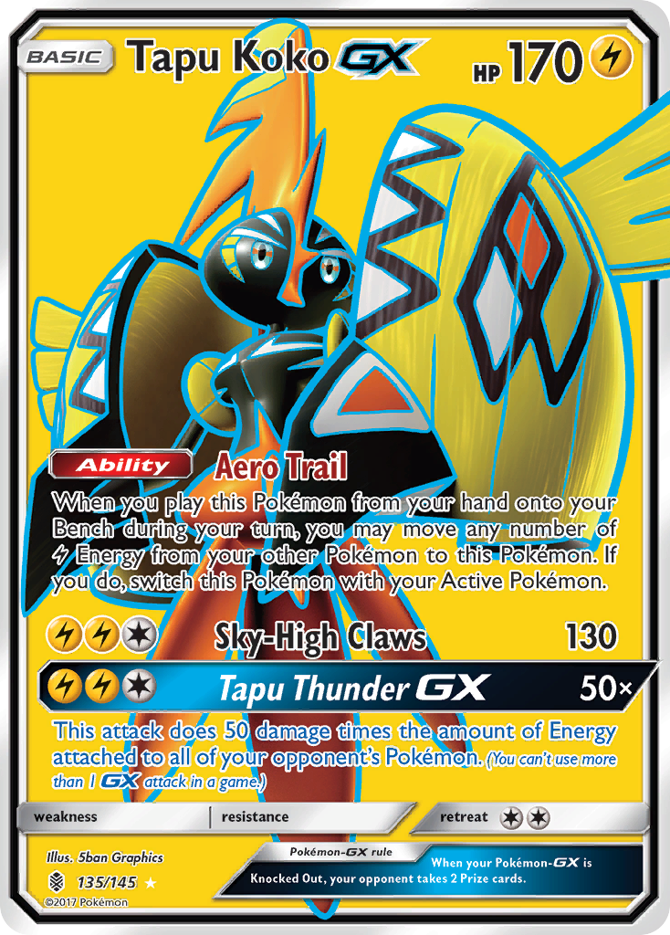 Tapu Koko GX (135/145) [Sun & Moon: Guardians Rising] | GnG Games