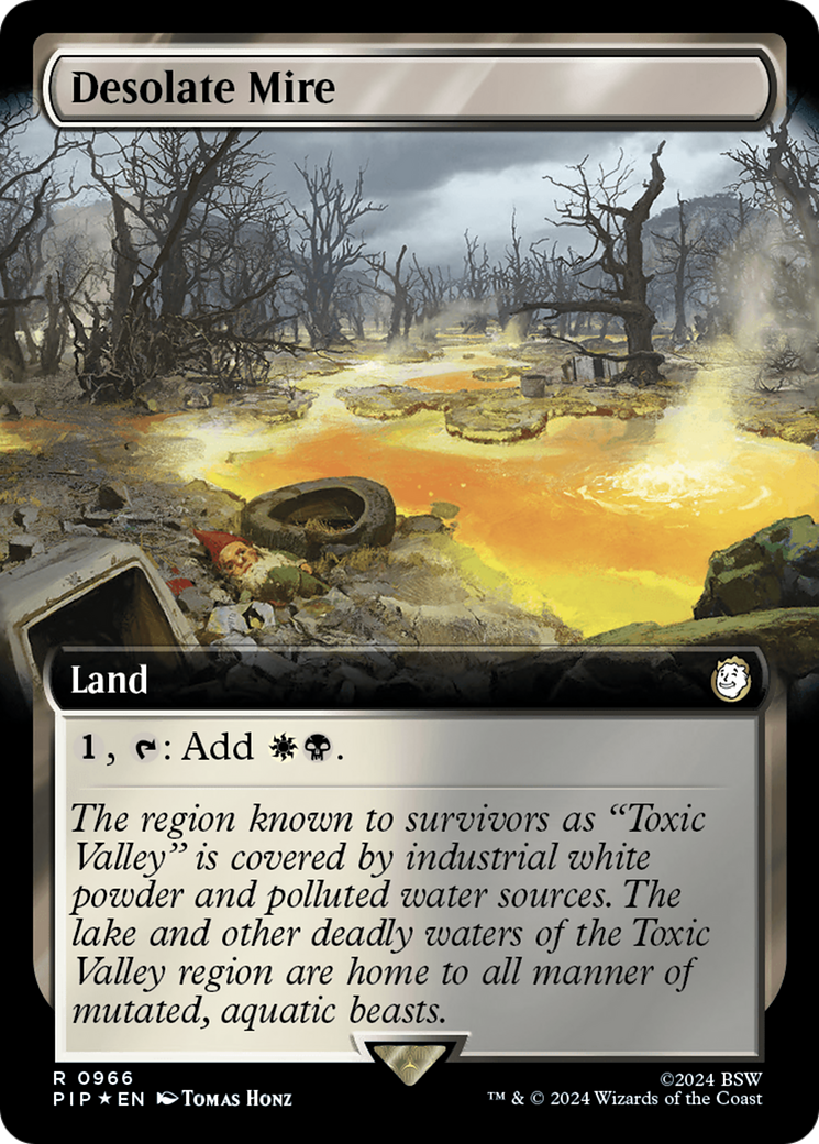 Desolate Mire (Extended Art) (Surge Foil) [Fallout] | GnG Games