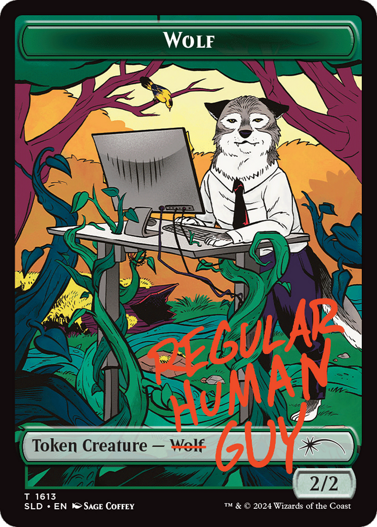 Wolf Token [Secret Lair Drop Series] | GnG Games