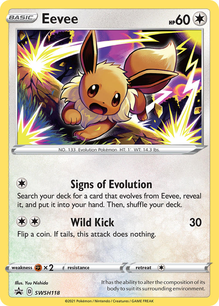 Eevee (SWSH118) [Sword & Shield: Black Star Promos] | GnG Games