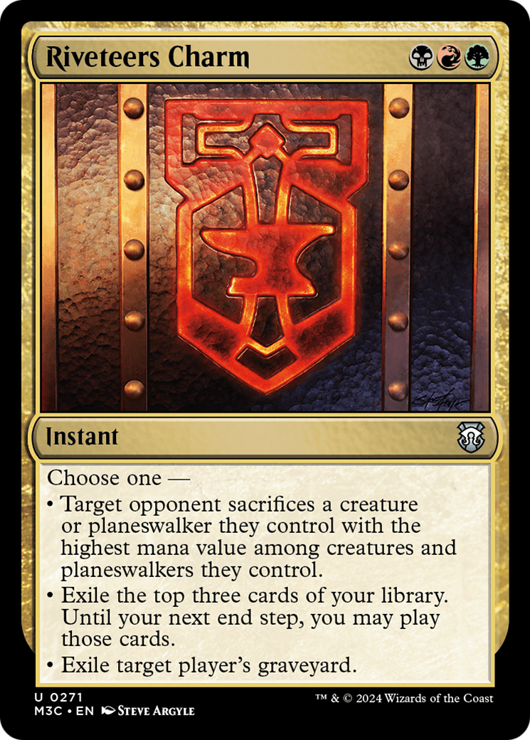 Riveteers Charm (Ripple Foil) [Modern Horizons 3 Commander] | GnG Games