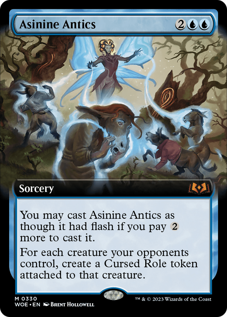 Asinine Antics (Extended Art) [Wilds of Eldraine] | GnG Games