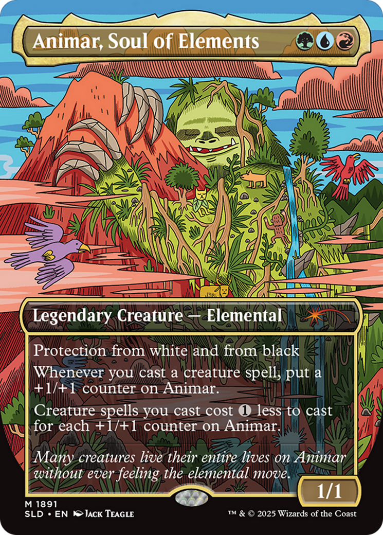 Animar, Soul of Elements (Rainbow Foil) [Secret Lair Drop Series] | GnG Games