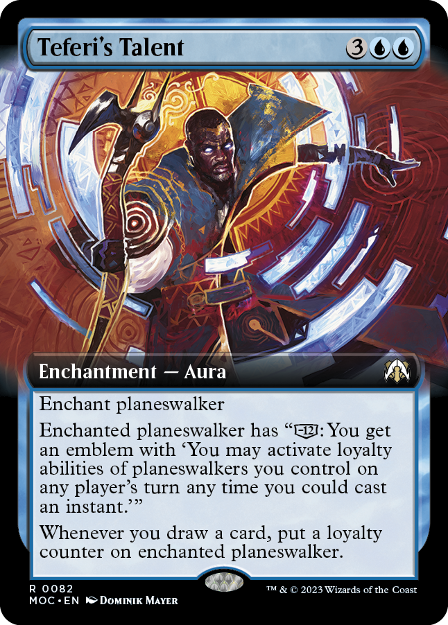Teferi's Talent (Extended Art) [March of the Machine Commander] | GnG Games