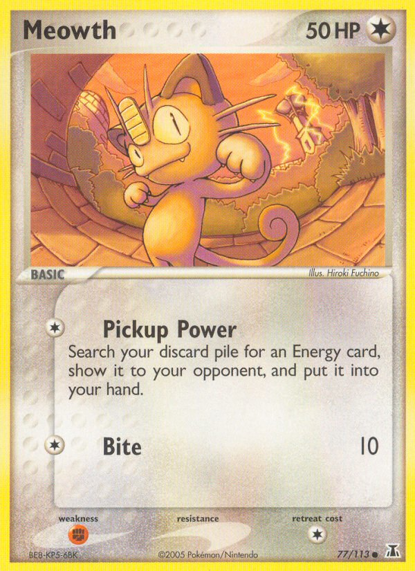 Meowth (77/113) [EX: Delta Species] | GnG Games