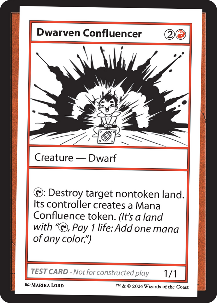Dwarven Confluencer [Mystery Booster 2 Playtest Cards] | GnG Games