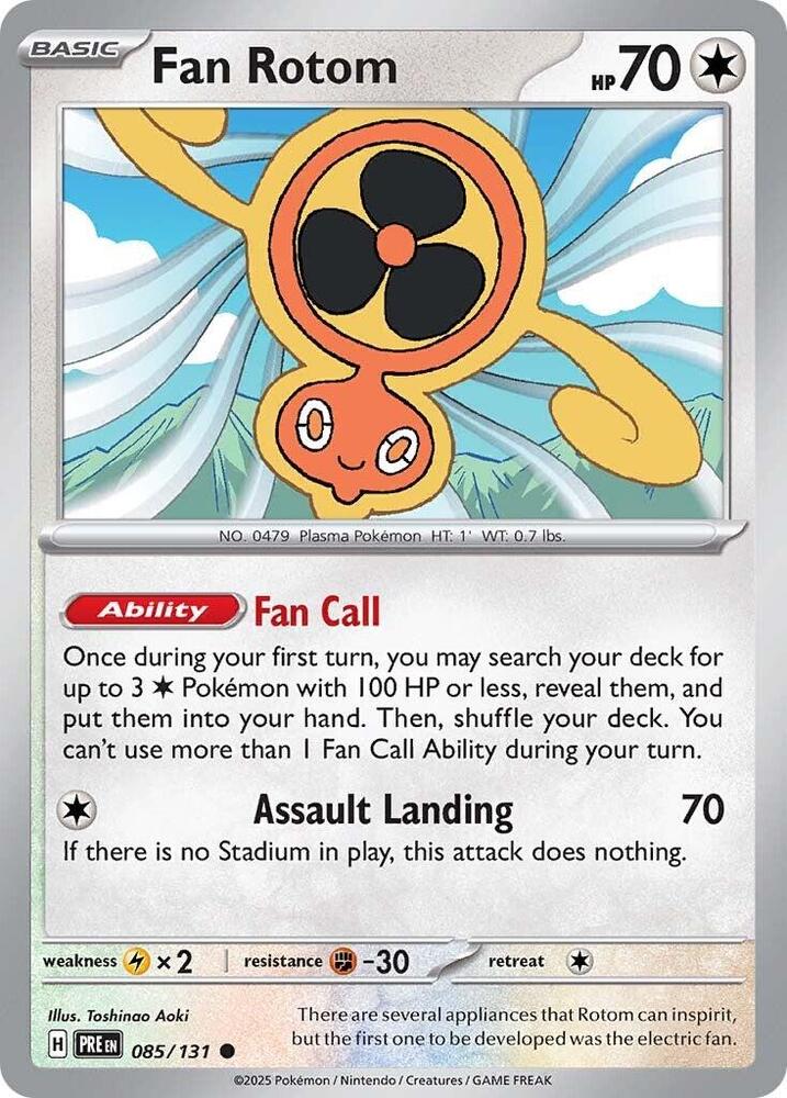 Fan Rotom (085/131) [Scarlet & Violet: Prismatic Evolutions] | GnG Games