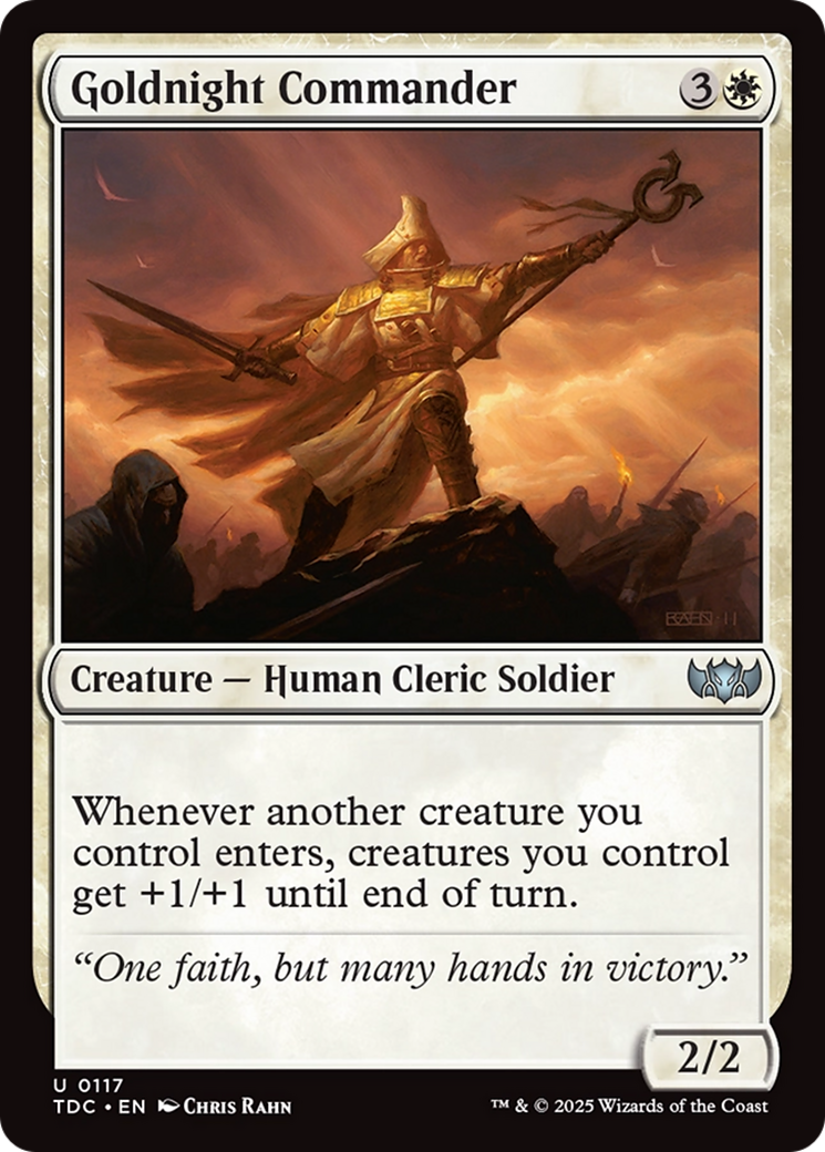 Goldnight Commander [Tarkir: Dragonstorm Commander] | GnG Games
