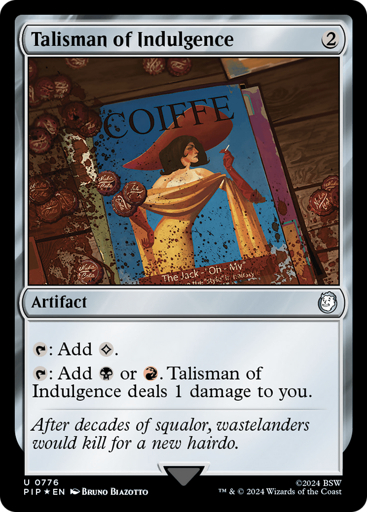 Talisman of Indulgence (Surge Foil) [Fallout] | GnG Games