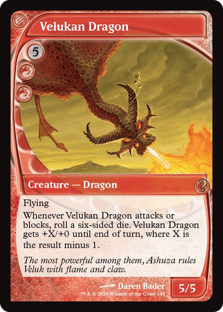 Velukan Dragon (Future Sight) [Mystery Booster 2] | GnG Games