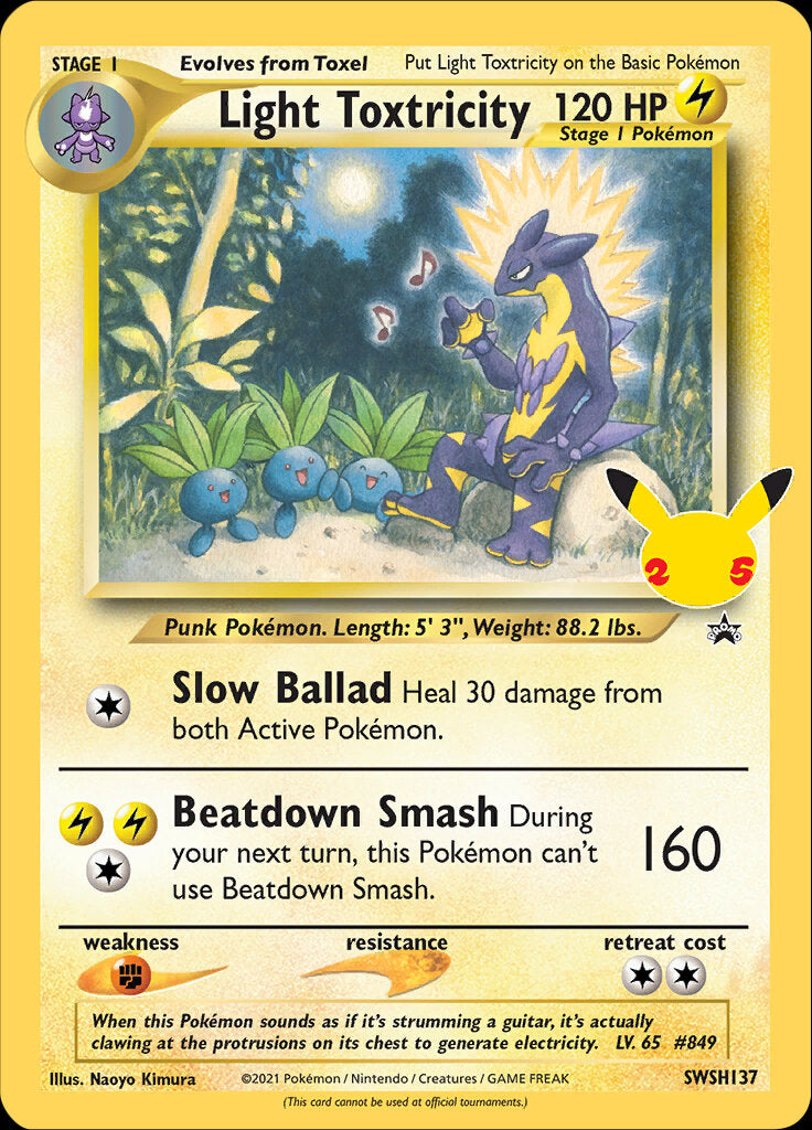 Light Toxtricity (SWSH137) (Jumbo Card) [Sword & Shield: Black Star Promos] | GnG Games