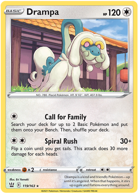 Drampa (119/163) [Sword & Shield: Battle Styles] | GnG Games