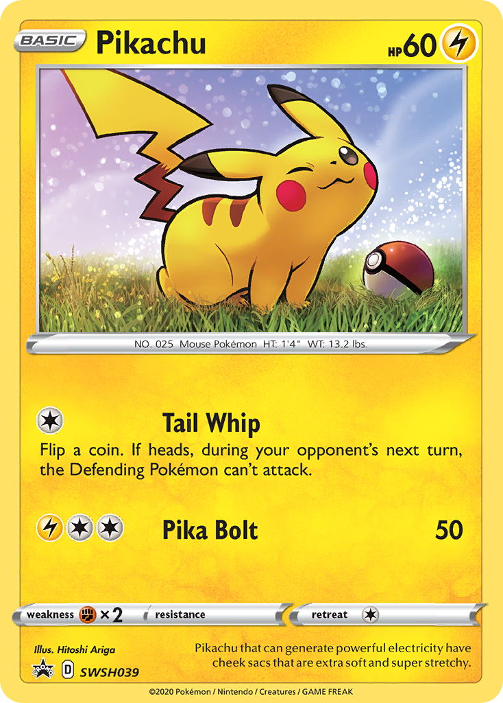 Pikachu (SWSH039) [Sword & Shield: Black Star Promos] | GnG Games