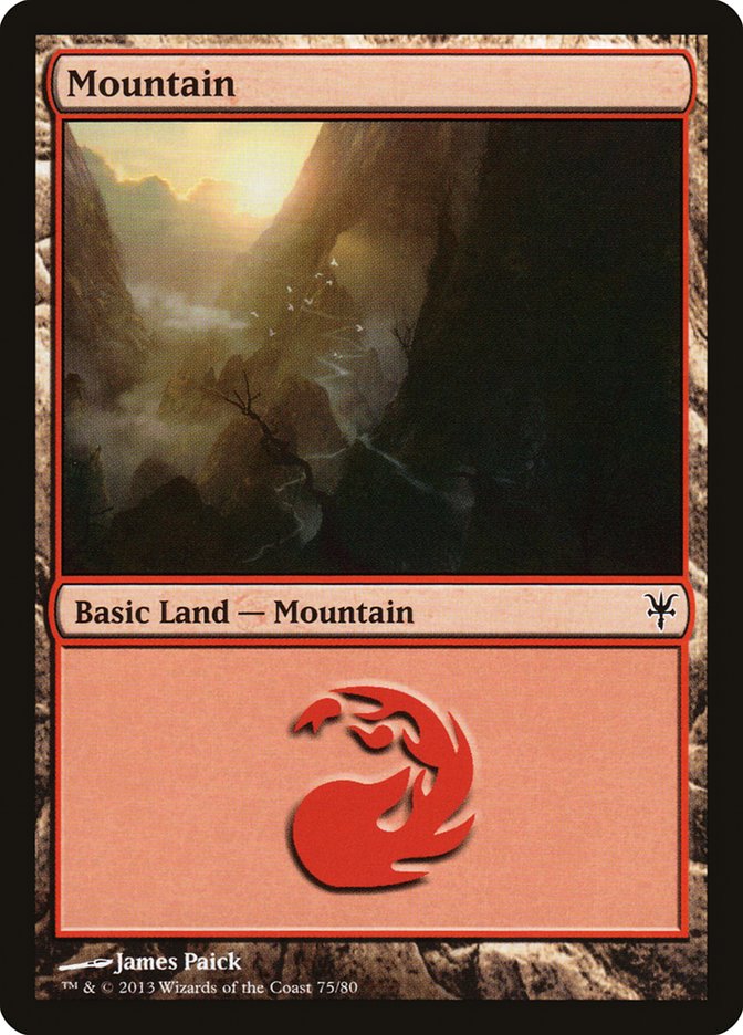 Mountain (75) [Duel Decks: Sorin vs. Tibalt] | GnG Games