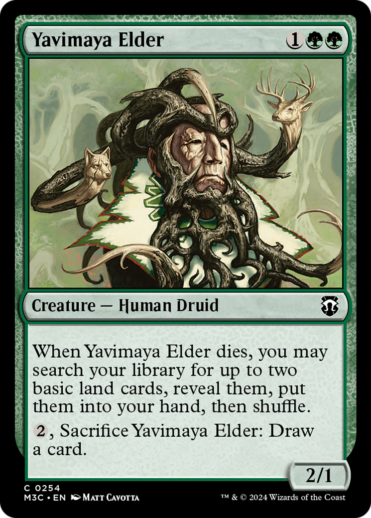 Yavimaya Elder (Ripple Foil) [Modern Horizons 3 Commander] | GnG Games