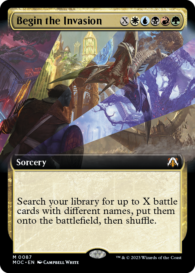 Begin the Invasion (Extended Art) [March of the Machine Commander] | GnG Games