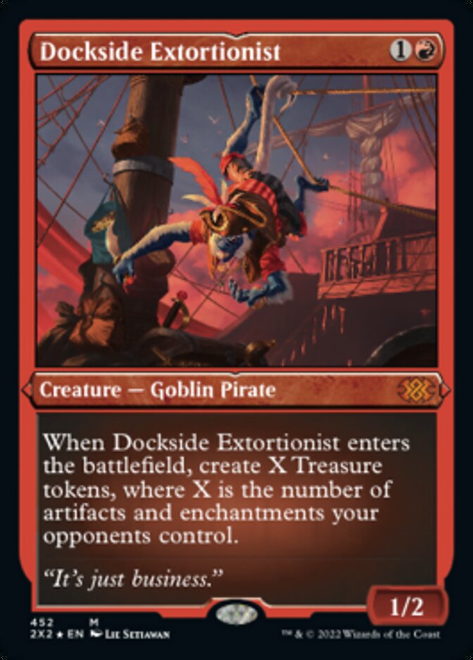 Dockside Extortionist (Foil Etched) [Double Masters 2022] | GnG Games