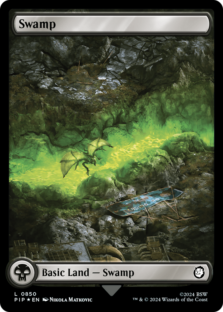 Swamp (0850) (Surge Foil) [Fallout] | GnG Games