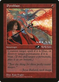 Pyroblast (Oversized) [Oversize Cards] | GnG Games