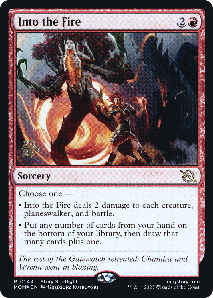 Into the Fire [March of the Machine Prerelease Promos] | GnG Games