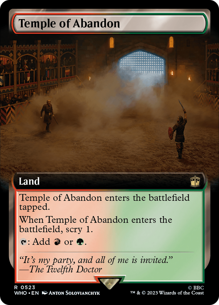 Temple of Abandon (Extended Art) [Doctor Who] | GnG Games