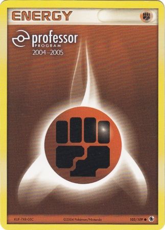 Fighting Energy (105/109) (2004 2005) [Professor Program Promos] | GnG Games